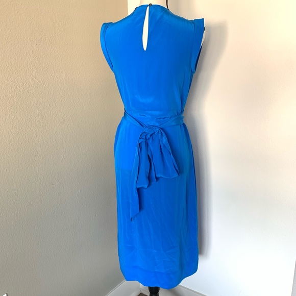 J. Crew Silk midi dress with tie - Picture 7 of 8
